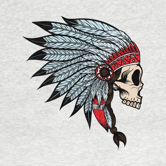 Indian skull by peggieprints